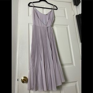 Lavender wrap dress